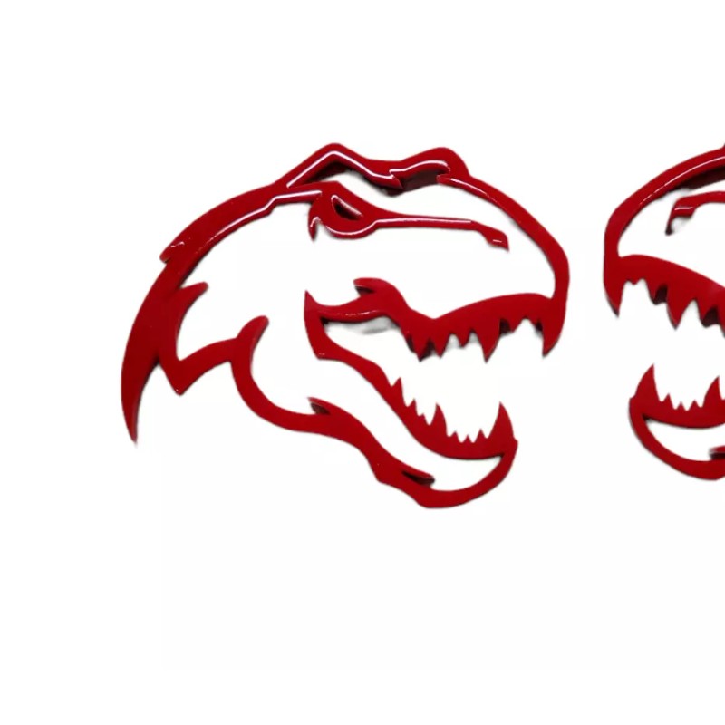 FMSgear RED T-rex Emblem for TRX Ram 1500 Fender badge