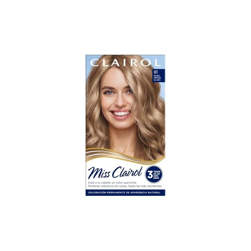Miss Clairol Tinte Permanente 81 Rubio Cenizo