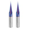 uxcell 2 Pcs 15 Degree V Groove Engraving Router Bits