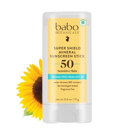 Protector Solar En Barra Babo Botanicals Super Shield Spf 50 - Venta Internacional.