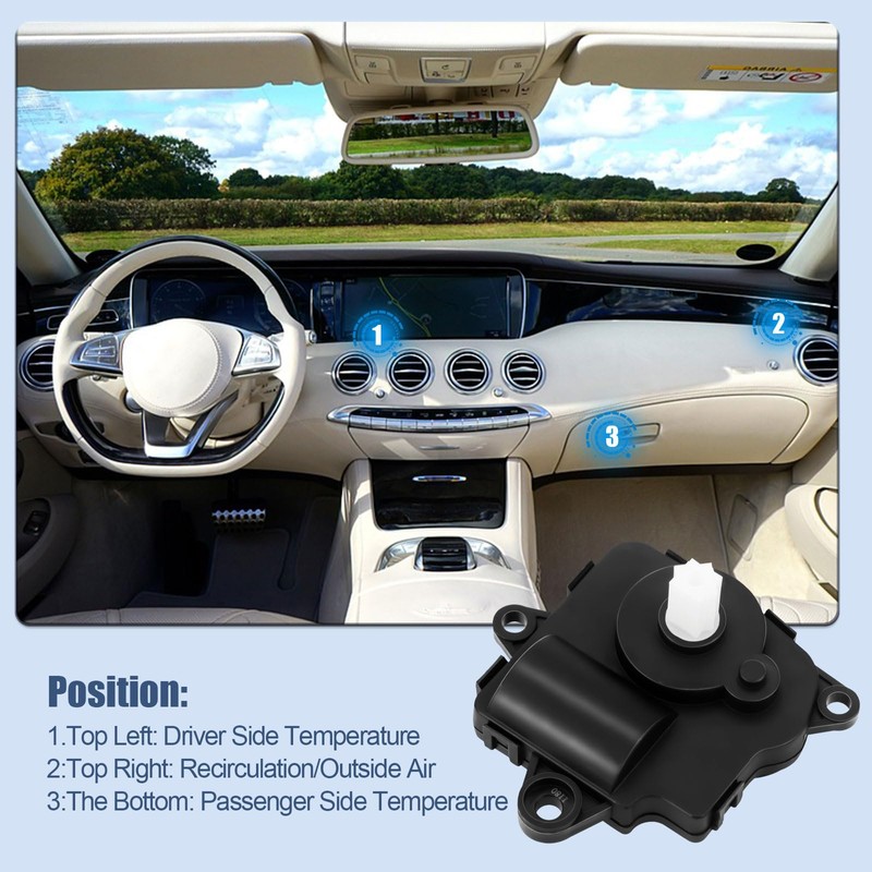 LCWRGS HVAC Blend Door Actuator Compatible with Chevy Equinox 2013-2017,