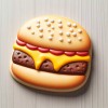 Unbranded Hamburger Cheeseburger Burger BBQ 3.5'' Cookie Cutter Metal
