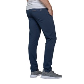 SCR SPORTSWEAR Men's Sweatpants with Pockets Tapered Slim Athletic Joggers Open Bottom Activewear Lounge Pants by Inseam (M/33L, Navy-K536)