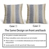Aytipun Blue Yellow Pillow Covers 20x20 Set of 2 Gray