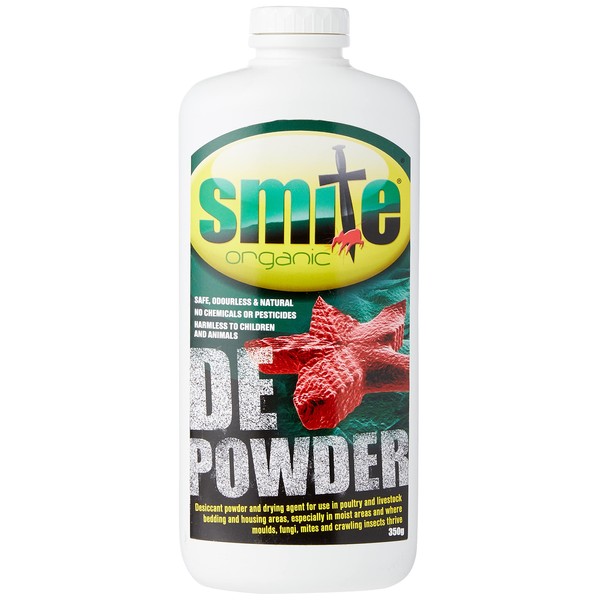 Smite Organice Red Mite De Powder For Use with pou Litrey and Livestock 350gm