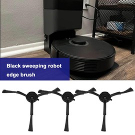 The Lord of the Tools 4 x Sweeping Robot Black Side Brushes Compatible with Roborock Q7 Max/S7 Max Ultra/S7 Maxv Ultra/S7 Pro Ultra/S8+/S8 Pro Ultra Accessories