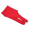 Left Hand Billiard Gloves Polyurethane Fiber Average Size Three Fingers