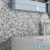 M MOFIT Kitchen Backsplash Tiles Peel and Stick Hexagon Penny