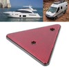Vehicle Reflector, Safty Rear Triangle Red Reflector for RV Trucks