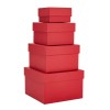 Stockroom Plus 4 Pack Square Nesting Gift Boxes Decorative Boxes