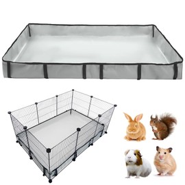 DZWLKJ Guinea Pig Cage Liner Tarp Bottom Waterproof and Washable Base Also for Rabbits, Bunny, Chinchesillas, Hedgehog, Ferrets and Other Small Animals(24x36 inches)