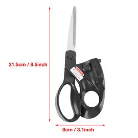 YUMILI Sewing Scissors, Professional Laser Guided Sewing Scissors DIY Infrared Positioning Scissors for Home Needlework Cutting Fabrics Paper Gift Wrapping Crafts Scrapbooks