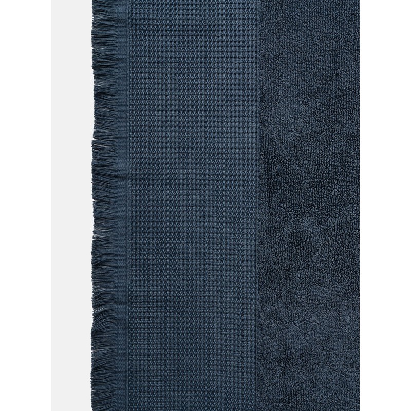 Linen House Aria Cotton/Bamboo Slate Hand Towel - 550 GSM