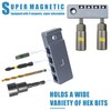 Aluminum Easy Access 1/4-Inch Hex Bits Magnetic Holders Fit for