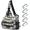 WataChamp One-Shoulder Fishing Bag with 5 Carabiners, Water Resistant, 427.2