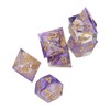 7pcs Resin Role Playing Game Dice Men Women Portable Exquisite