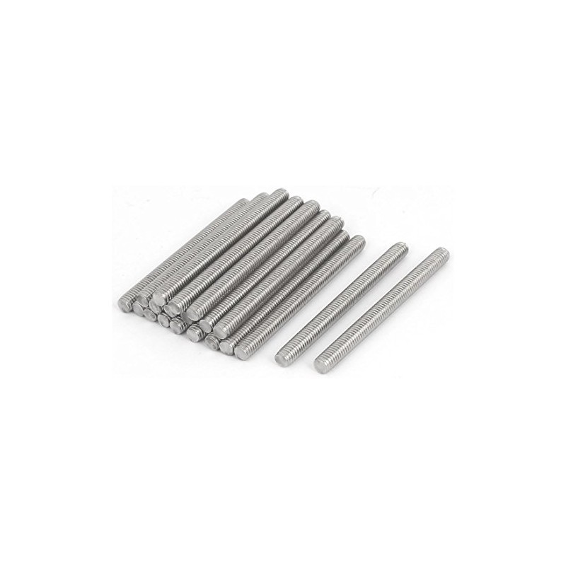 sourcingmap M6 x 70mm 304 Stainless Steel Fully Threaded Rod