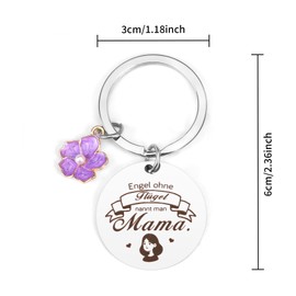 ZKIUOA Mother's Day Gift for Mum Mother's Day Gift Mother Daughter Gift Mum Gift for Mum Party Gifts Birthday Gifts for Mother's Day, Engel ohne Flügel Nannt Man Mama