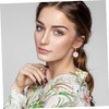 TEHAUX 60pcs Clock Pendants for Jewelry Crafting Cute Earring Accessories