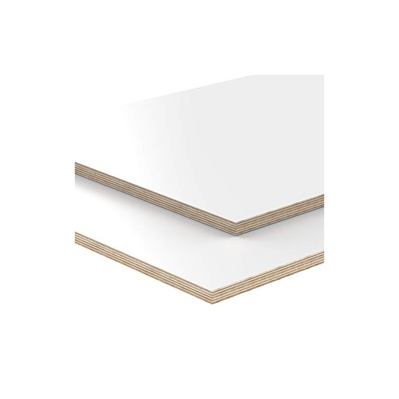 White Melamine Coated Multiplex Board, Cut to Size, Lengths of