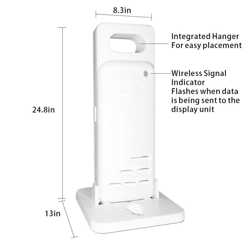DollaTek Wireless Weather Station with Outdoor Indoor Sensor Digital Thermometer