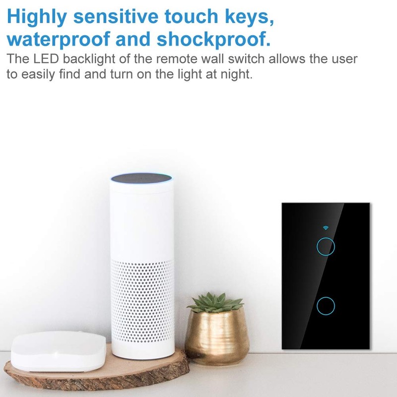 WiFi Touch Screen Switch Remote Switch with Highly Sensitive Touch