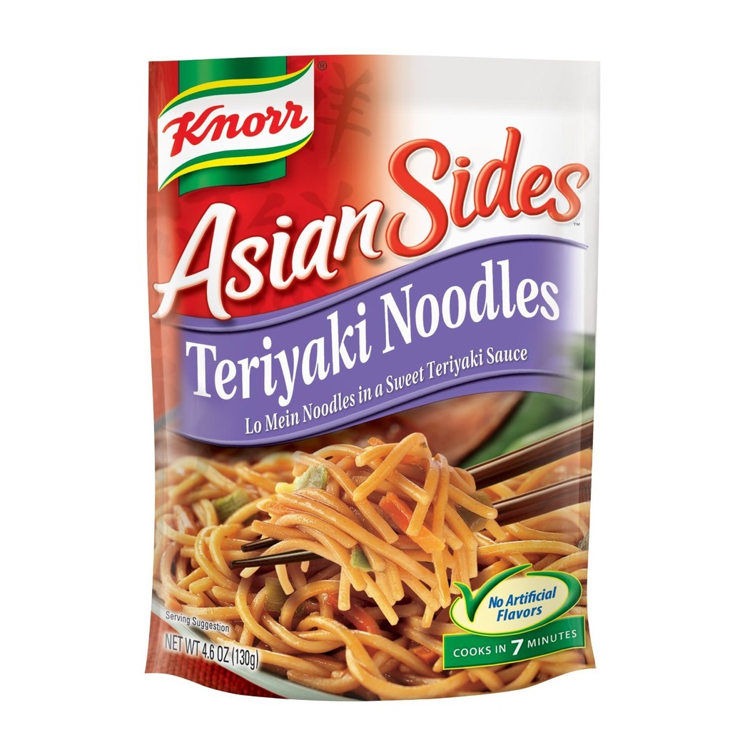 Teriyaki Noodles - Lo Mein Noodles in a Sweet Teriyaki Sauce 4.6oz (8 Pouches)