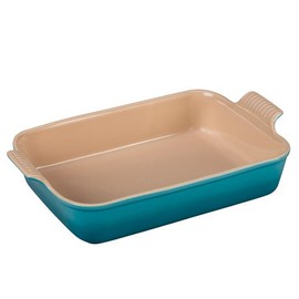 Le Creuset 4 Qt. (12" x 9") Heritage Rectangular Dish - Caribbean