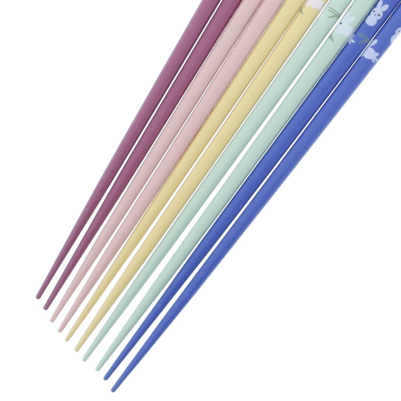 イシダ 日本製 箸 客用 5膳セット 乾漆野うさぎ 天然木 23cm