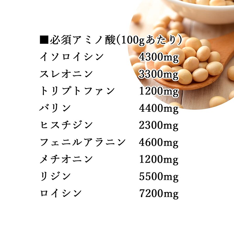 自然健康社 純正プロテイン 500g ソイプロテイン 大豆 たんぱく質 無添加 人工甘味料不使用