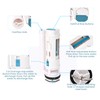 Mxfans White ABS Toilet Cistern Dual Flush Push Button Valve