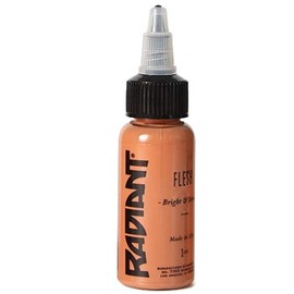 Radiant Colors Tattoo Ink Professional Tattooing Inks Fluid Vegan Pigments 1 oz One Ounce Flesh