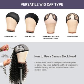 STUDIO LIMITED Mannequin Head Tripod Stand Adjustable with PU Canvas Block Head 10 Pcs (23 Inch)