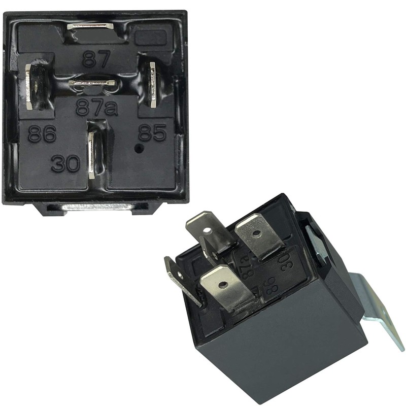irhapsody 80/60Amp 12V 5-pin Relay Kit, SPDT 12-Volt Automotive Relay