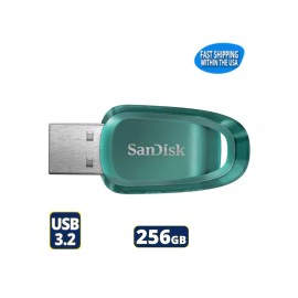 SanDisk Ultra Eco 256GB USB 3.2 Flash Drive Memory Stick for Computers & Laptops