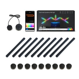 WIFI LED Smart Wall Lamp APP Control Light Bar DIY Ambient Night Light with Music Sync for Bedroom Living Room Decoration