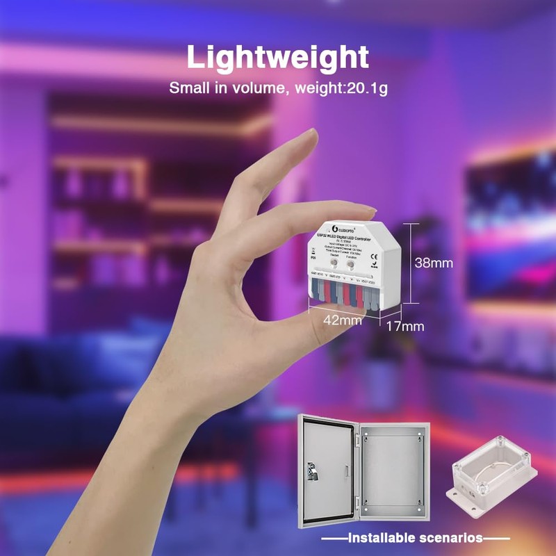 GLEDOPTO ESP32 Ultra Mini WLED LED Controller DIY Dynamic Lighting