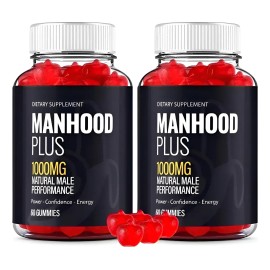 2p Gomitas Manhood Adultos Hombre 60 Unidades