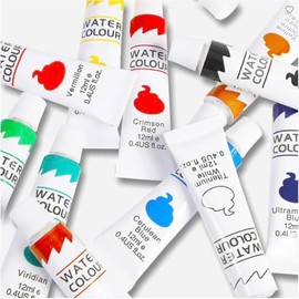 Genérico Acrylic Paint 12 Tubes 12 ml, Acrylic Paint Kit for Crafts, Acrylic Paint Set, Acrylic Paints Fine Arts