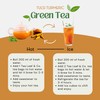 Turmeric Tulsi Tea Bags (50 Count), Green Tea with Turmeric