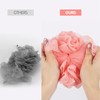 6 Stück 75 g/Stück große Luffas Duschschwamm, Netz-Pouf, Badeschwämme, Peeling,