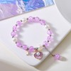 Rrdaily 2Pcs Matching Starfish Shell Bracelets for Daughter Friends Cute