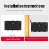 2 Pcs Solar Wall Lights Up and Down Solar Lamps