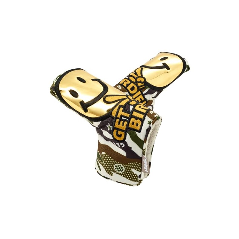WINWIN STYLE GET BIRDIE! CAMO Putter Cover Pin Type/Mallet Type