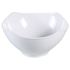Yanco CAT-3614 Catering 6.5 qt Bowl, 14" Length, 14" Width, 5.75" Height, Melamine, White Color, Pack of 6