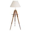 Thor Classical Designer Marine Tripod Floor Lamp Retro Vintage Wooden