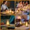 AVEKI Flameless Candles for Home Decor, Gesture Control Dimmable LED