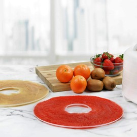 Nesco LSS-2-6 Snackmaster Fruit Roll Sheet for Nesco Food Dehydrators, Great for Drying Sauces, Purees, Soups, and Liquids, Make Fruit Rolls at Home, 2 Count