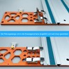 340 mm 90° Right Angle Guide Rail, Angle Stop Guide