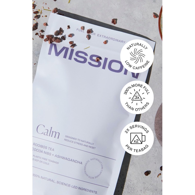 MISSION - Calm Tea - Rooibos Tea with Cocoa &